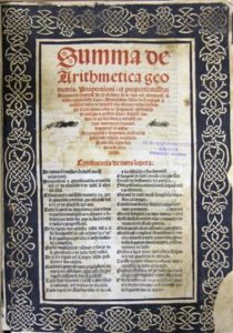 Summa De Pacioli