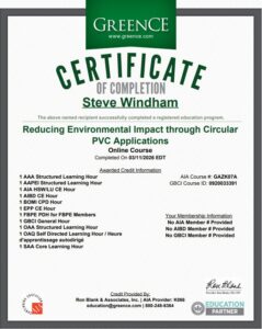 Reducing Environmental Impact through Circular PVC Applications 03.11.2026
